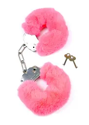 Наручники Fetish Boss Series Furry Cuffs Pink - мініатюра 1