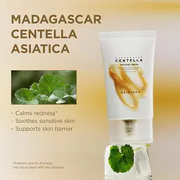 Заспокійливий зволожуючий крем Skin1004 Madagascar Centella Soothing Cream 75 мл - мініатюра 4