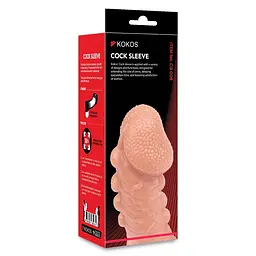 Насадка на член Kokos Cock Sleeve CS 008, M - мініатюра 9