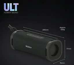 Акустика портативная — колонка бездротова Sony ULT Field 1 (SRSULT10B.CE7) чорна - мініатюра 9