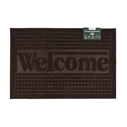 Килимок придверний Eco Fabric Welcome без кромки коричневий 40 х 60 см (4060-016)