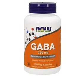 Габа 750 мг у капсулах №100 Now Foods Gaba