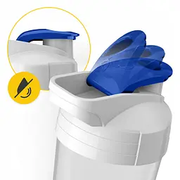 Шейкер спортивний 4FIZJO Ultra 700 мл White/Blue (P-5905973407076) - мініатюра 5