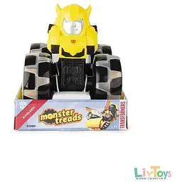 Іграшкова машинка John Deere Kids Monster Treads Бамблбі з великими колесами що світяться (47422) - мініатюра 2