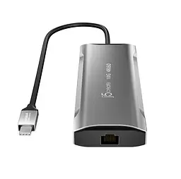 USB-Хаб j5create JCD393-N, USB Type-C 7-в-1 (JCD393-N) - мініатюра 2