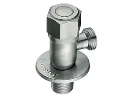 Кран для підключення сантехприладів MIXXUS 1/2x1/2 з нерж.сталі SUS304 VAL-06-1/2x1/2