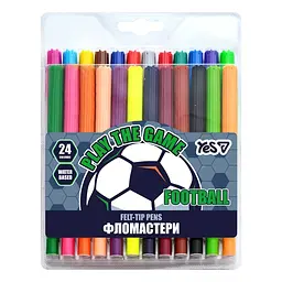 Фломастери "Yes" 24кольор. "Football" №650602