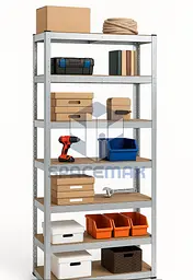 Стелаж металевий 200×60×30 оцинкований самозбірний SPACEMAX 7