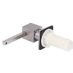 Дозатор для миючого засобу Lidz LK117 квадратний Brushed Steel (LDLK117BRU46399), Нержавіюча сталь - мініатюра 3