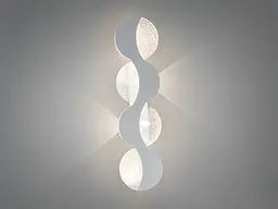 Бра настінне LED Diasha 9091/400WH, 25W, 1375 лм, 3000K, білий акрил, метал, сучасний стиль для дому - мініатюра 2
