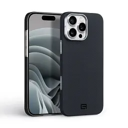 Чохол ArmorStandart BlackIcon Aramid Plain MagCase для Apple iPhone 16 Pro Max Black - мініатюра 2