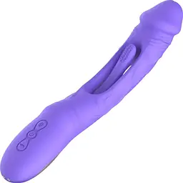 Вібратор Good Vibes Only Flax Vibrating Dildo with G-Spot Stimulator (SX3064) [152361]