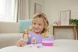 Ігровий набір Barbie Club Chelsea Чайна вечірка з лялькою Челсі (JJB40) - мініатюра 8