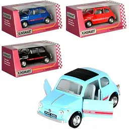 Колекційна іграшкова модель FIAT 500 KT5004W інерційна