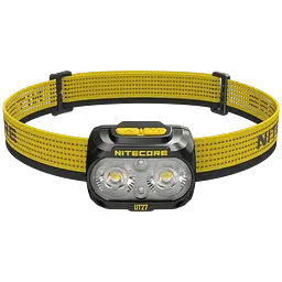 Налобний ліхтар для бігу з універсальним живленням Nitecore UT27 Pro (3xAAA USB-C) Чорний
