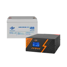 Комплект резервного живлення LP (LogicPower) ДБЖ + мультигелева батарея (UPS B1500 + АКБ MG 1200Wh)