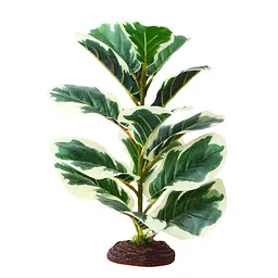 Штучна рослина Hobby Ficus Elastica 1 40 см (37705) для тераріуму, акватераріуму та палюдаріуму - мініатюра 1