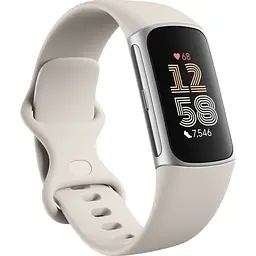 Фітнес-браслет Fitbit Charge 6 порцеляновий/сріблястий алюміній [176298]