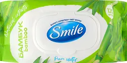 Вологі серветки Smile Natural з екстрактом бамбука 120 шт. - мініатюра 4