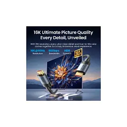 Кабель мультимедійний HDMI M to HDMI M 3.0m 16K60Hz 96Gbps gray Vention (ALVHI) - мініатюра 4