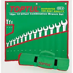 Комплект ключів дюймових 16 шт. (1/4"-1-1/4") Toptul hoz0007938