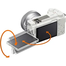 Бездзеркальний фотоапарат Sony ZV-E10 II Body White [ZVE10M2W] UA [130042] - мініатюра 10
