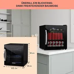 Холодильник для напоїв Klarstein Beersafe L Onyx (10032870) - мініатюра 6