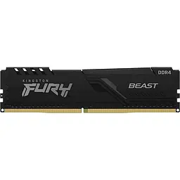 Модуль пам'яті Kingston Fury Beast DDR4 8GB 3200MHz Black (KF432C16BB/8)