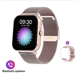 Смарт-годинник жіночий Lige ZL54C 2 ремінці Pink (7c200a44) - мініатюра 2