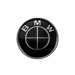 Емблема керма Bmw 45мм Чорна OEM 51148132375