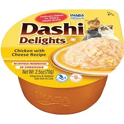 Ласощі для котів Inaba Dashi Delights курка з сиром 70 г