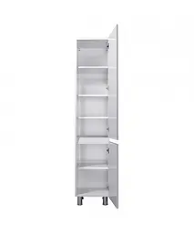 Пенал Мойдодир MoonShine П-38 білий глянсовий підлоговий, Білий - мініатюра 4