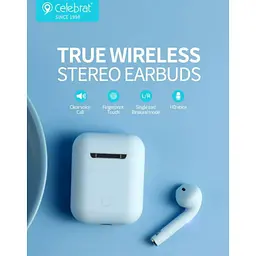 Bluetooth Стерео Гарнітура Celebrat TWS-W10 Білий - мініатюра 3