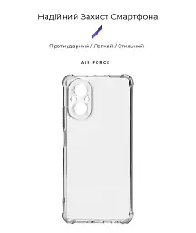 Чехол ArmorStandart Air Force для Realme C67 4G Camera cover Clear - миниатюра 2