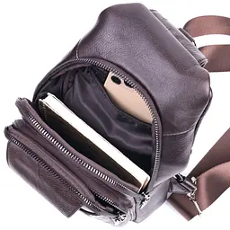 Чоловічі шкіряні сумки Vintage 17х28х8 см sum0020999 - мініатюра 6