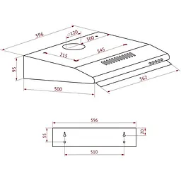 Витяжка Perfelli PL 6144 IV LED - мініатюра 11
