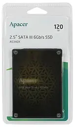Накопичувач твердотільний SSD Apacer AS340X 120GB 3D NAND (550/520 MB/sec) - мініатюра 2