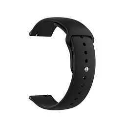 Ремінець ArmorStandart Silicone Watch Strap 22mm Black (ARM80669)