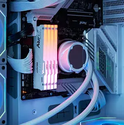 Модуль пам'яті Kingston Fury DDR5 64GB (2x32) 5600MHz Beast White RGB XMP (KF556C40BWAK2-64) - мініатюра 4