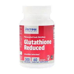 Аминокислота Jarrow Formulas Глутатион восстановленный, 500 мг, Glutathione Reduced, 60 (JRW-15039)