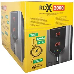 Стабілізатор напруги Gemix RDX-2000 - мініатюра 4
