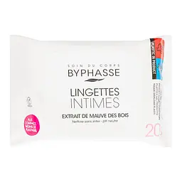 Серветки для інтимної гігієни Byphasse, 20 шт. - мініатюра 2