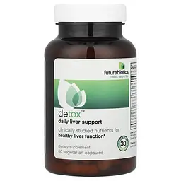 Підтримка печінки та жовчного Detox Daily Liver Support 60 Capsules Futurebiotics vit0005143 - мініатюра 3