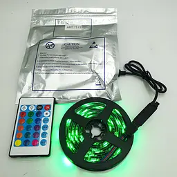 Стрічка світлодіодна RGB 5050 з пультом від USB для фонового підсвічування телевізора картин у силіконі UKC 2метра - мініатюра 10