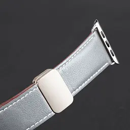 Ремінець Dux Ducis Genuine Leather для Apple Watch 42(ser.1-3)/44/45/46/49mm Grey - мініатюра 4