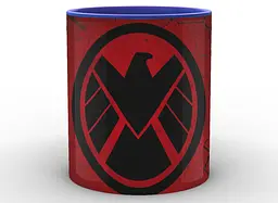 Кружка GeekLand білі Агенти Щ.И.Т Agents of S.H.I.E.L.D. логотип на червоному тлі AS.02.008 - мініатюра 8