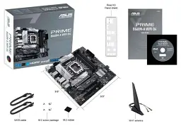 Мат.плата LGA1700, Asus PRIME B660M-A WIFI D4, B660, 4xDDR4, Int.Video(CPU), 4xSATA3, 2xM.2, 1xPCI-E 16x 4.0, 2xPCI-E 16x 3.0, ALC897, GLan, WiFi 6, Bluetooth 5.2, 5xUSB3.2/6xUSB2.0, HDMI/DP, MicroATX - мініатюра 6