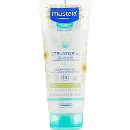 Ніжний очищуючий гель Mustela Stelatopia для атопічної шкіри 200 мл