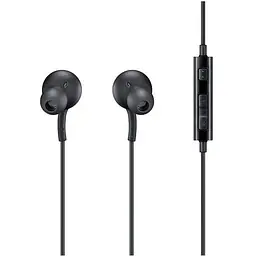 Дротова гарнітура Samsung 3.5 mm EO-IA500BBEGRU чорна - мініатюра 2