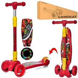 Самокат дитячий iTrike Maxi JR3-060-11-R складний - мініатюра 2